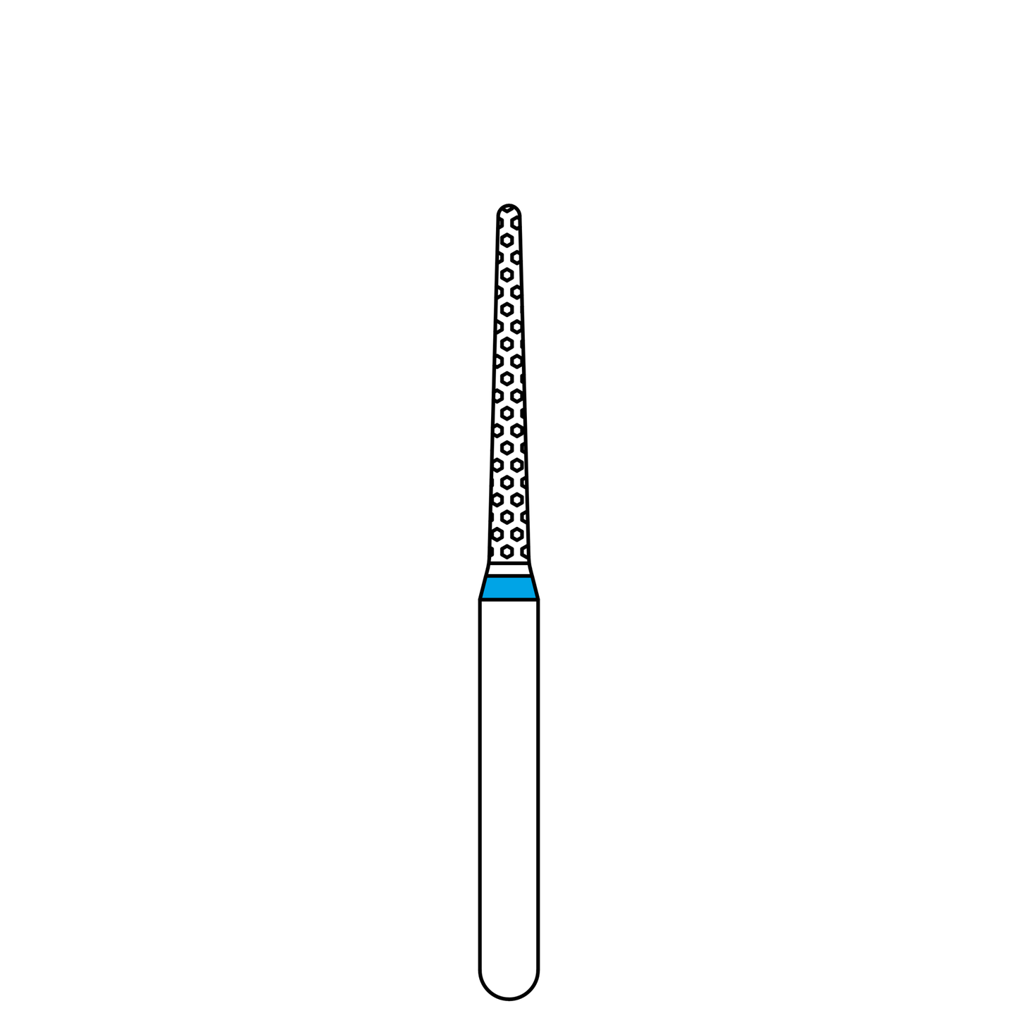 850.014 Round End Taper 25 pack