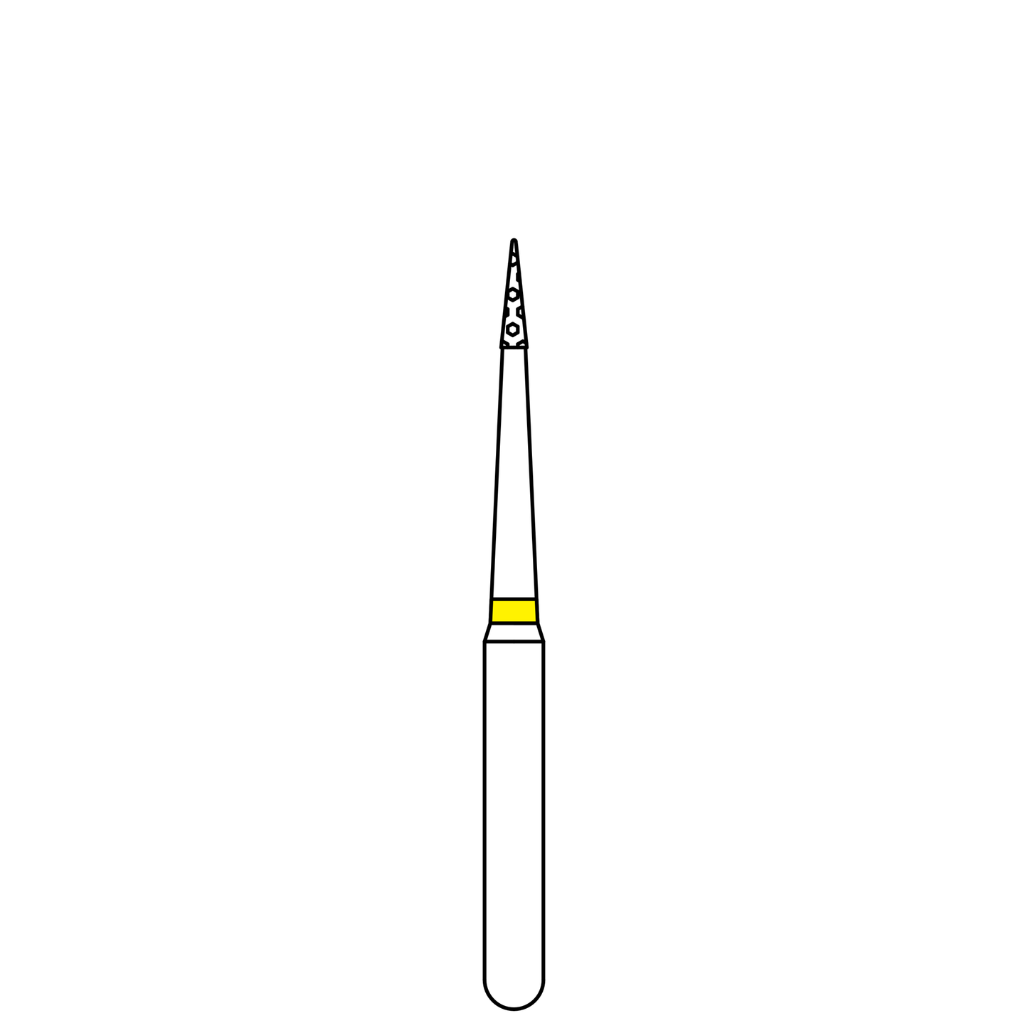 132.008 Pointed Cone 25 pack