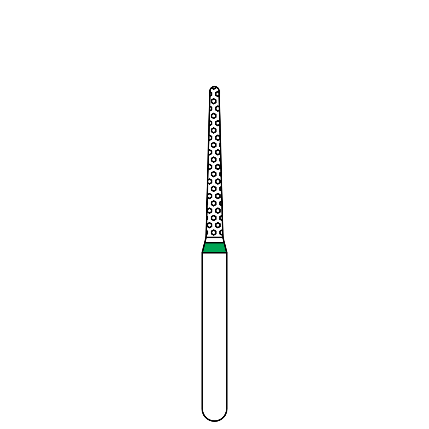 850.014 Round End Taper 25 pack