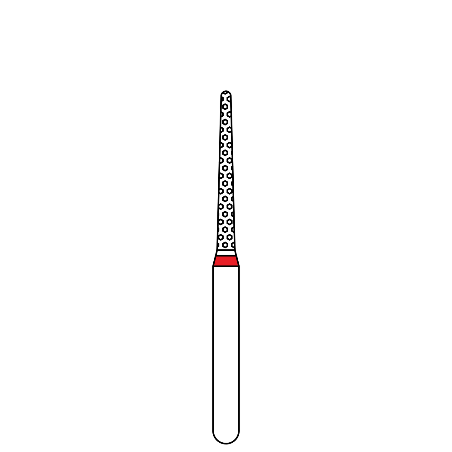 850.014 Round End Taper 25 pack