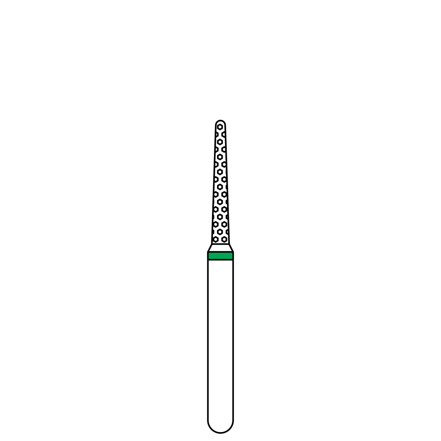 856.014 Round End Taper 25 pack