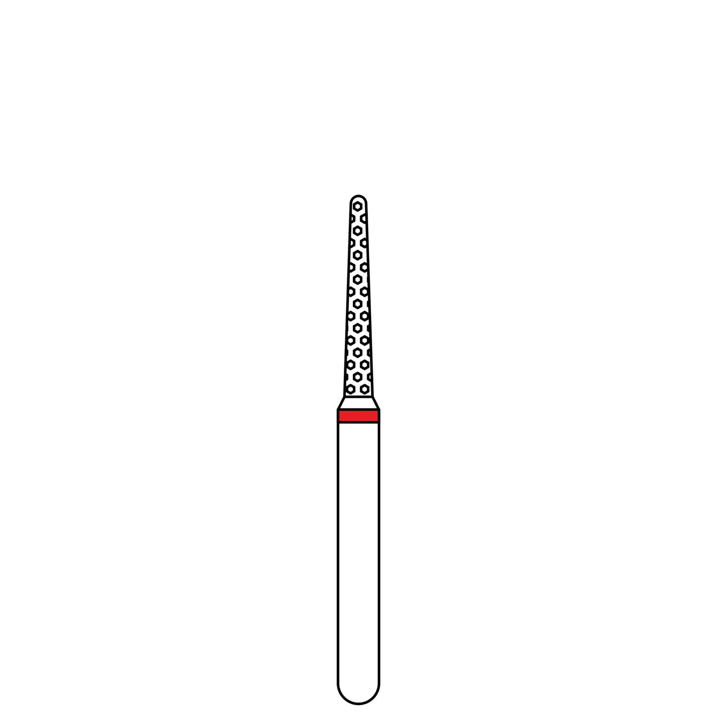 856.014 Round End Taper 25 pack