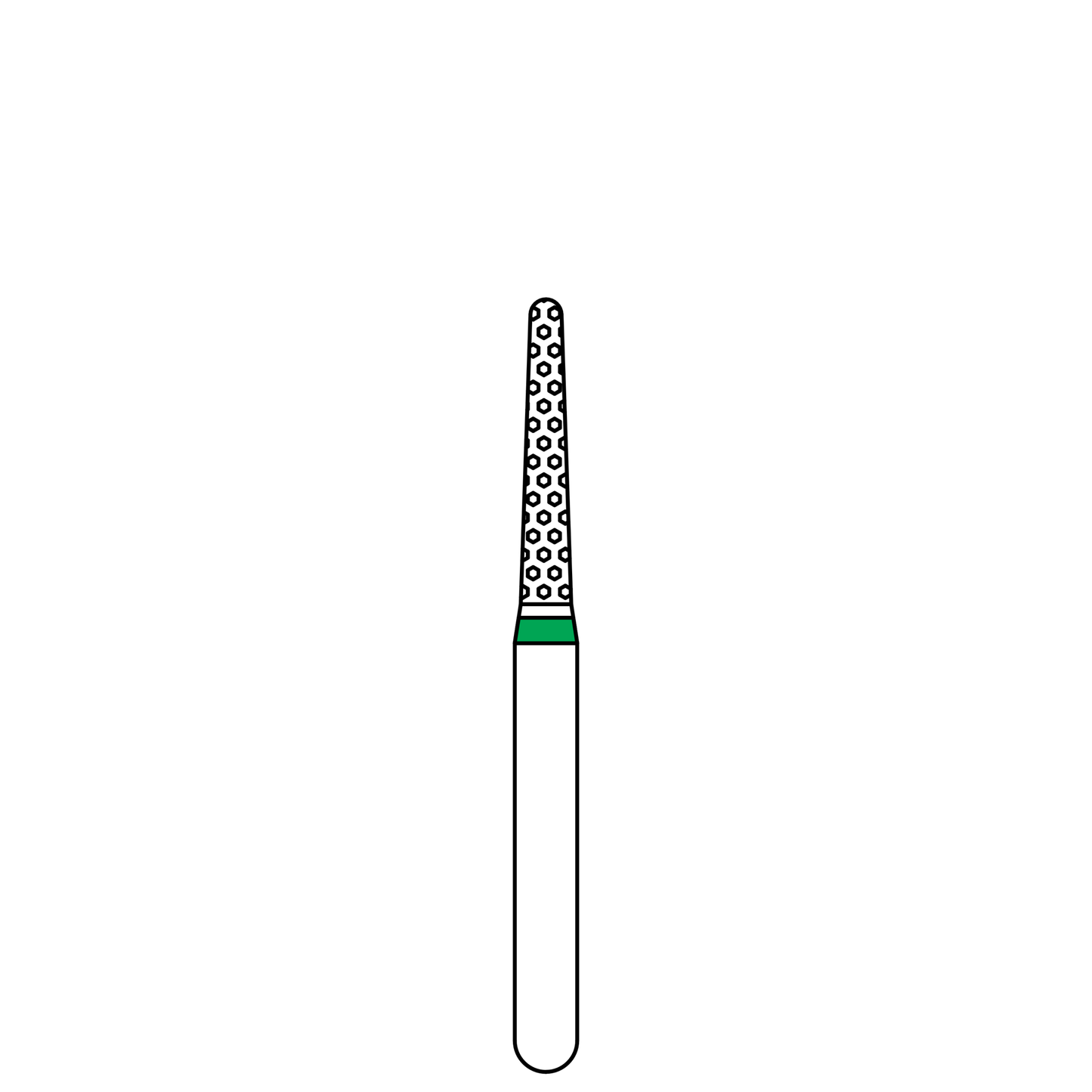 856.016 Round End Taper 25 pack