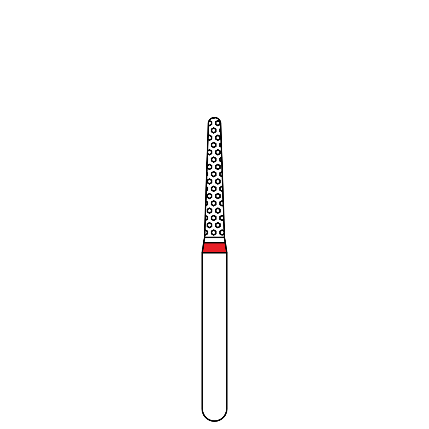 856.016 Round End Taper 25 pack