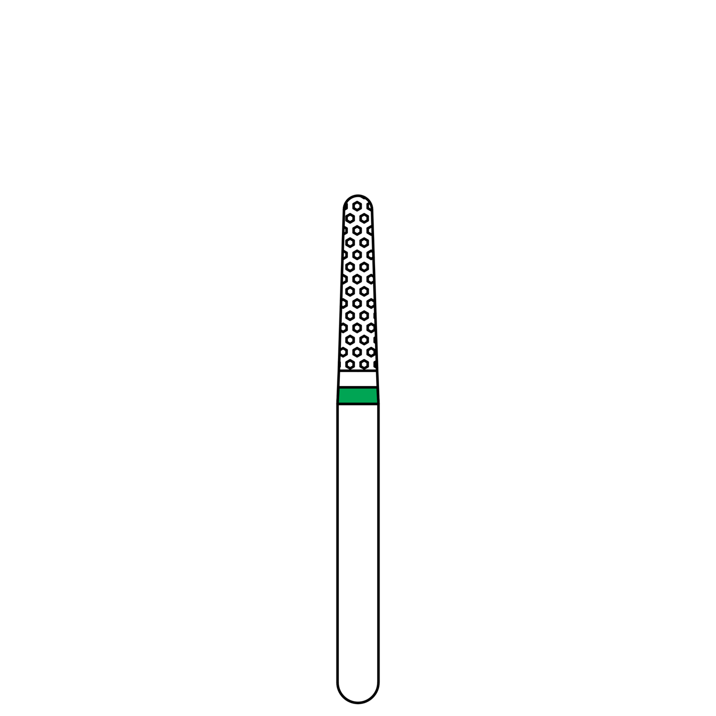 856.018 Round End Taper 25 pack