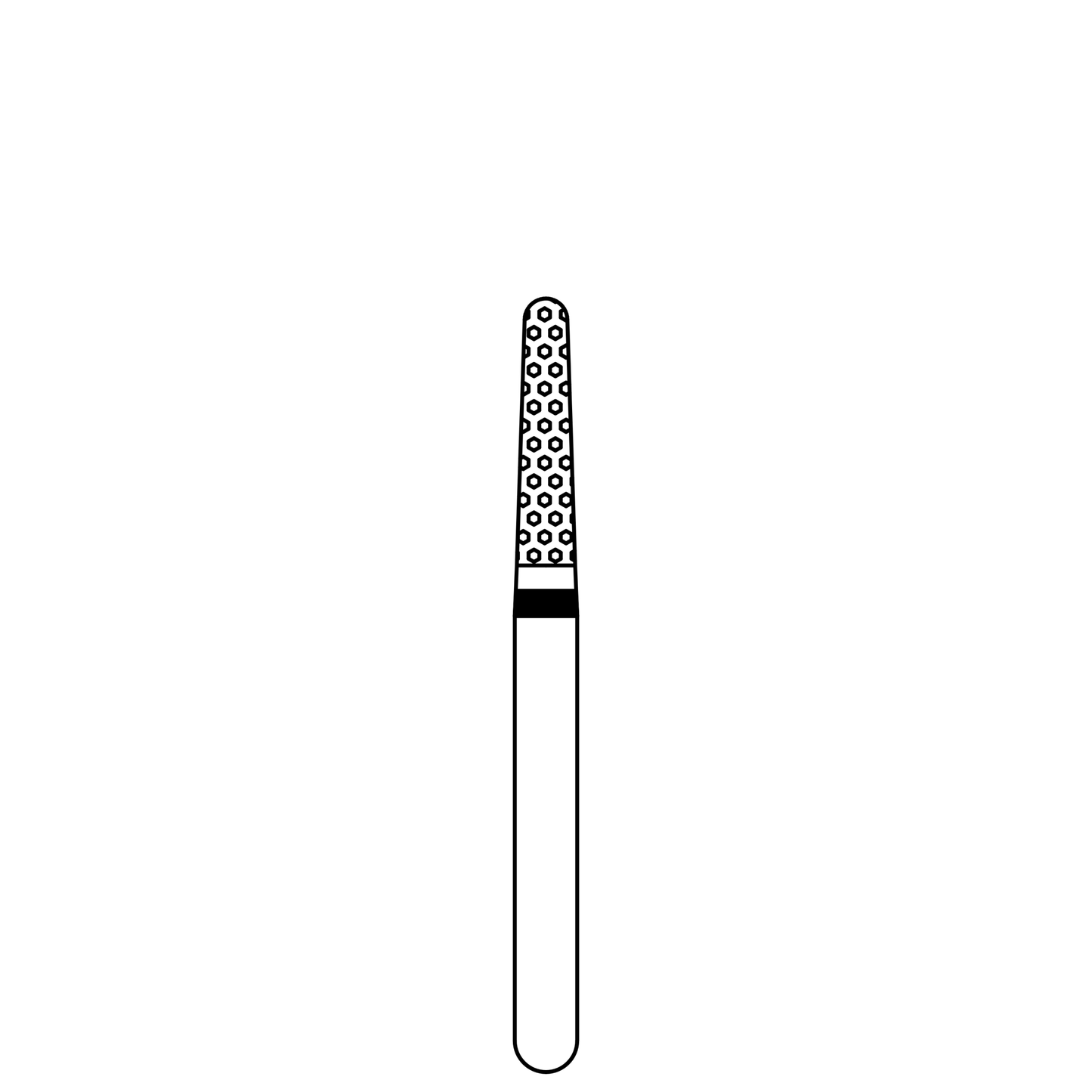 856.018 Round End Taper 25 pack
