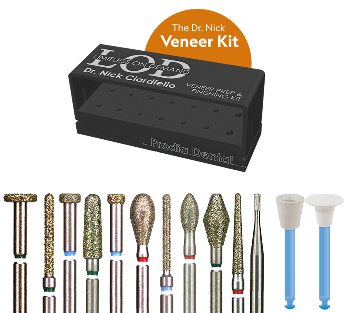 Prodia - Dr. Nick Veneer Prep and Finishing Kit