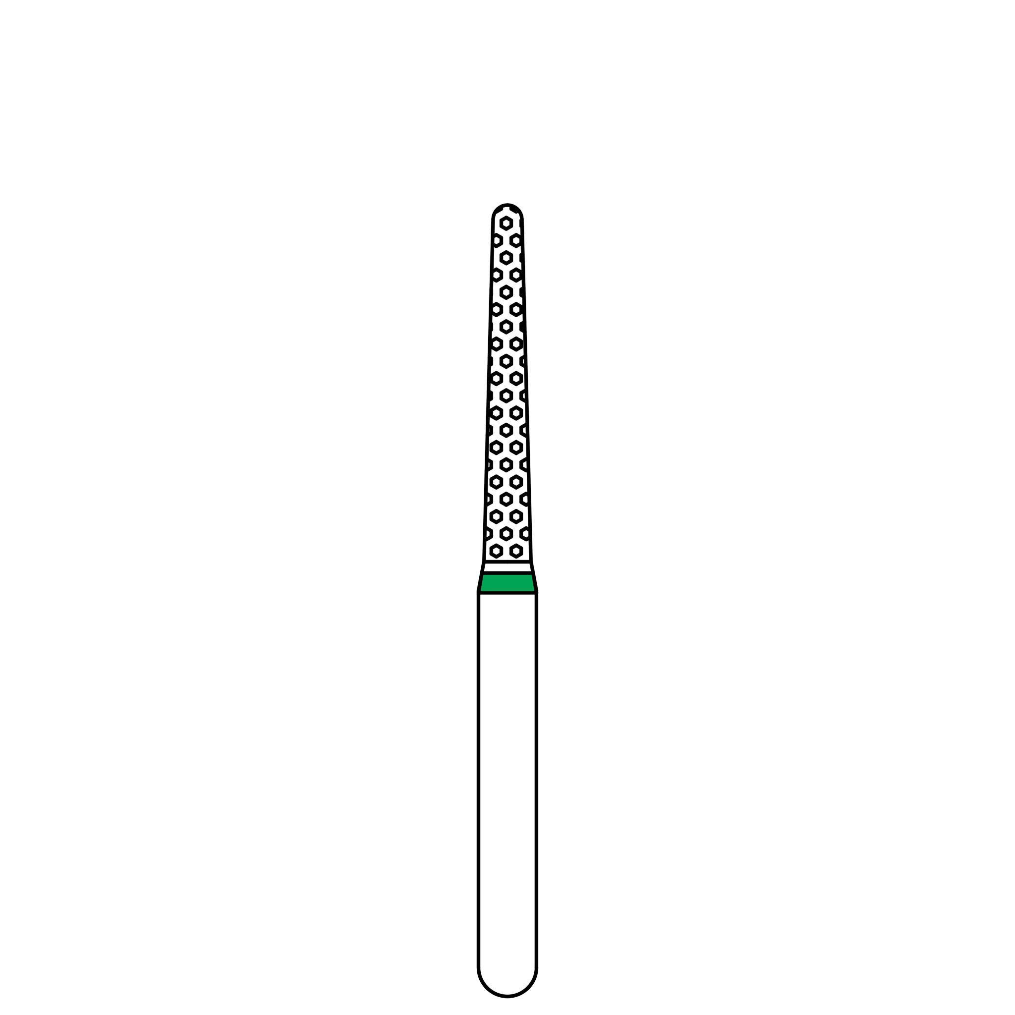 850.016 Prodia Sport Round End Taper